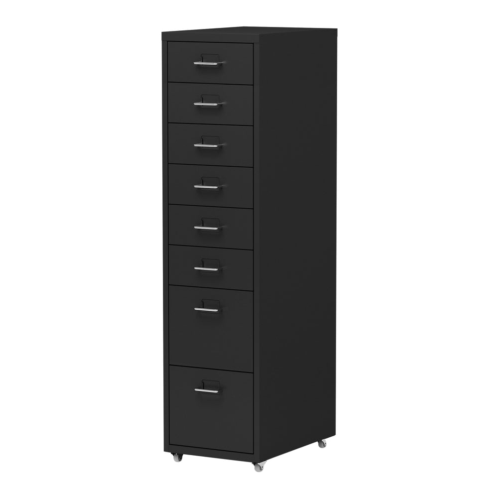 Rollcontainer Kökar mit 8 Schubladen 109x28x41 cm [en.casa] - premiumXL