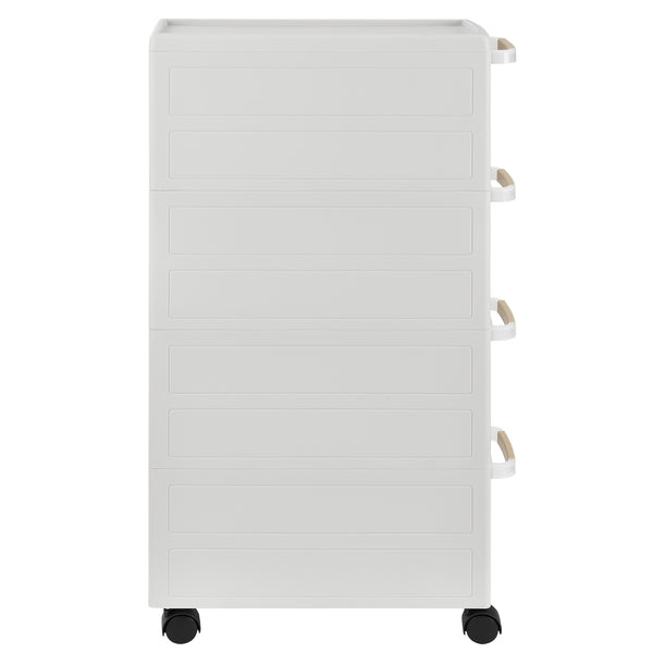 Raft AATR-650x pe roti PP alb masuri diferite [en.casa]
