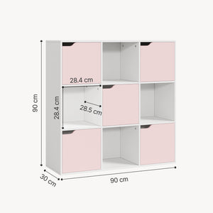Raft copii Ljunshund 90x90x30 cm cu 5 usi [en.casa]