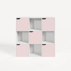 Raft copii Ljunshund 90x90x30 cm cu 5 usi [en.casa]