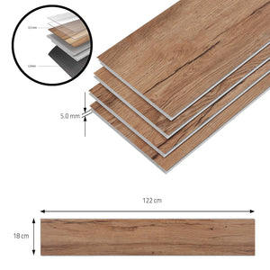 Parchet vinil click Okapirg 122x18 cm SPC  [NEU.HOLZ]