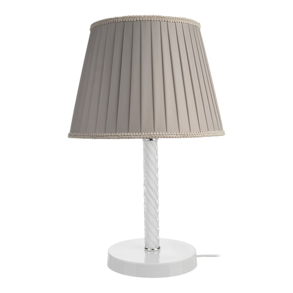 Lampă de masă Kilbride E27 metal sticlă textil în diferite culori [lux.pro]
