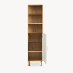 Set 2/3/4 piese mobilier baie Ferrersp efect lemn stejar/oatmeal [en.casa]