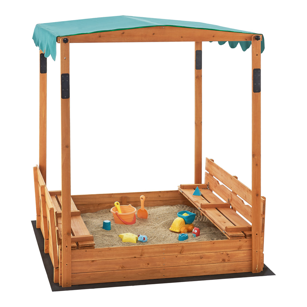 Lada lemn pentru nisip Pitsunda 145 x 118 x 118 cm brad [en.casa]