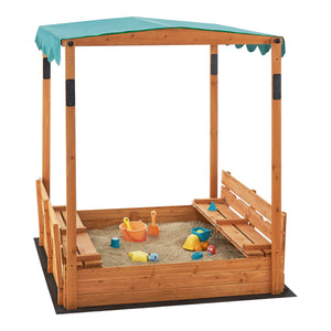 Lada lemn pentru nisip Pitsunda 145 x 118 x 118 cm brad [en.casa]