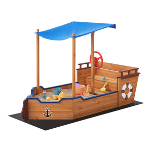 Lada nisip forma vaporas Gromitz 103 x 160 x 78 cm lemn brad [en.casa]