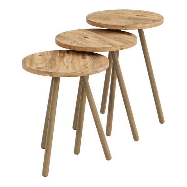 Set 3 masute Hjørring masuri si culori diferite [en.casa]