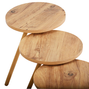Set 3 masute Hjørring masuri si culori diferite [en.casa]