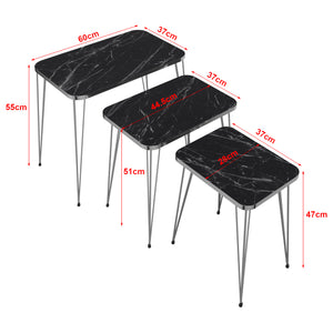 Masă de șezut Samsø set de 3 bucăți în diferite culori [en.casa]