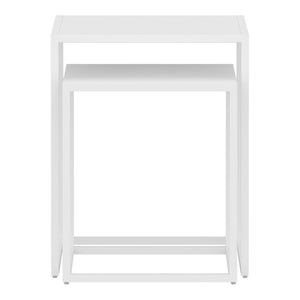 Set 2 masute laterale 40x35x35cm otel  [en.casa]