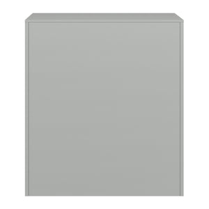 Dulap metalic Rautavaara 100x90x40cm gri deschis cu 4/6/9 usi [en.casa]