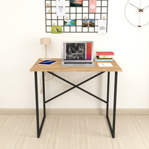 Birou Tjeldsund 74x90x60cm metal pal culori diferite [en.casa]