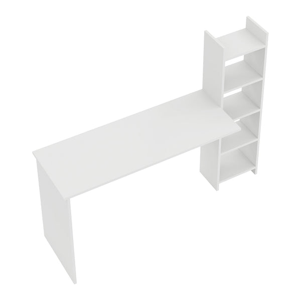 Birou cu raft incorporat Chagtuniejle 150x45x120 cm [en.casa]