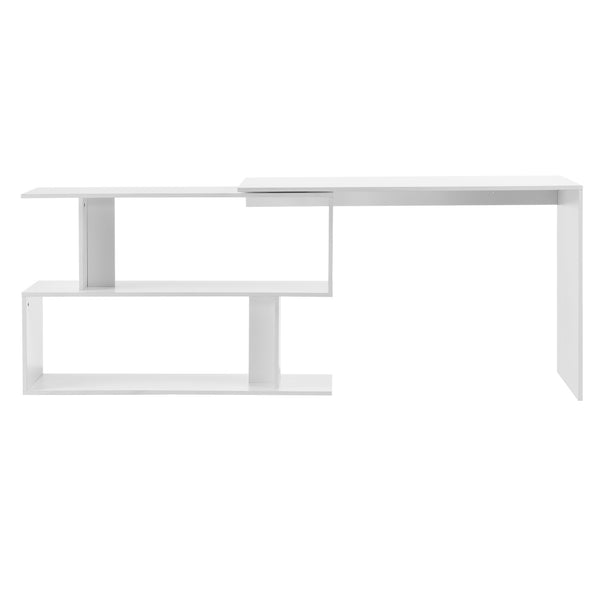Birou Arendal 76,5 x 120 x 50 cm cu rafturi culori diferite [en.casa]