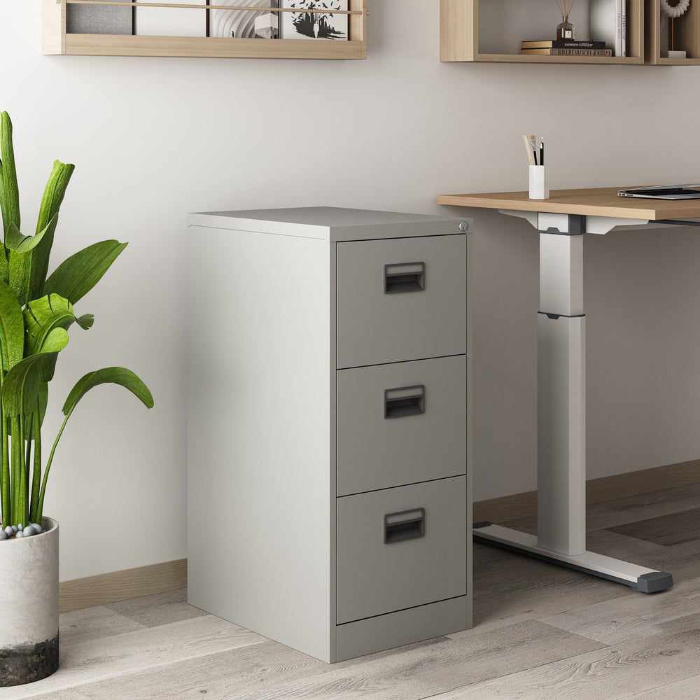 Schubladenschrank Rääkkylä 103x45x62cm Stahl [en.casa] - premiumXL