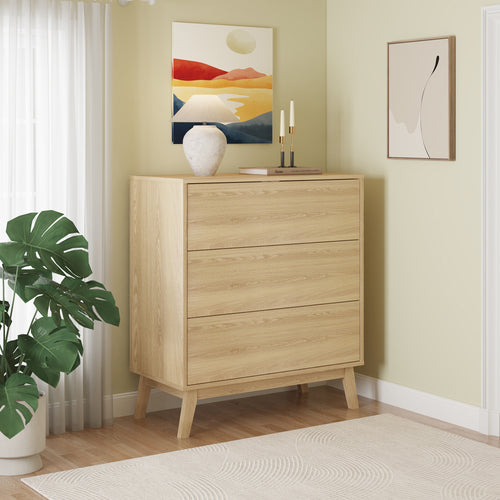 Comoda cu 3 sertare  Aastmabospoo 90x80x40 cm [en.casa]
