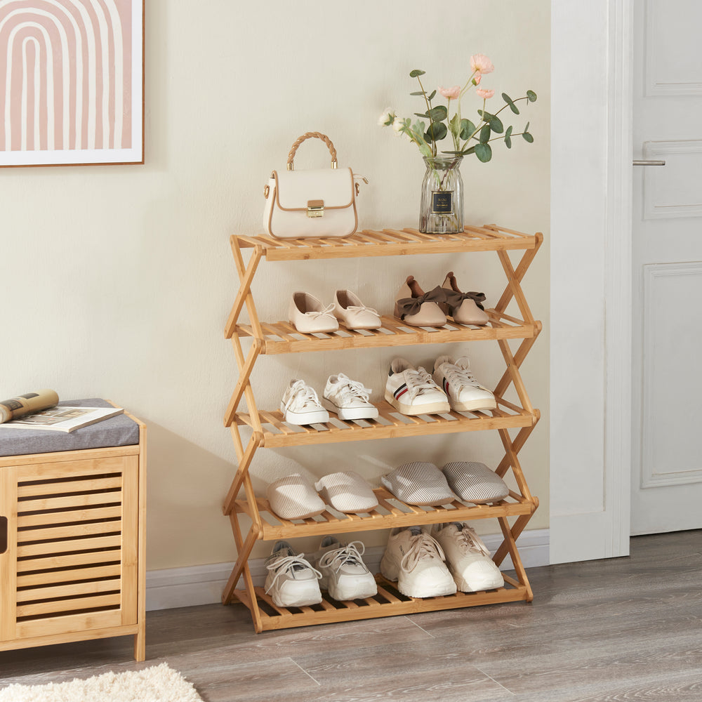 Faltbares Schuhregal Fitzbek [en.casa] - premiumXL