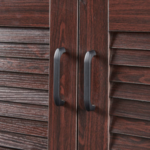 Dulap pantofi Loten 97x120x36cm wenge [en.casa]