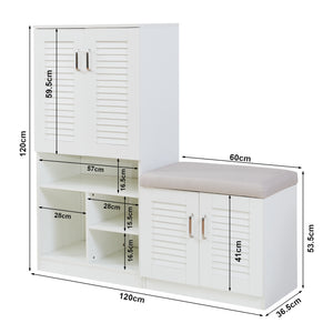 Schuhschrank Løten [en.casa]