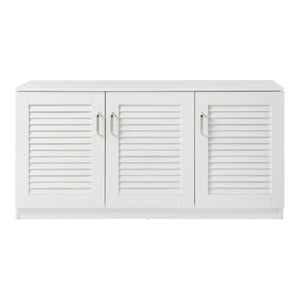 Dulap pantofi Loten 62x125x36cm alb [en.casa]