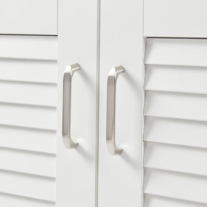 Dulap pantofi Loten 62x125x36cm alb [en.casa]