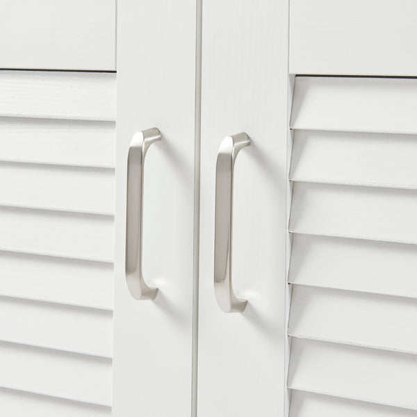 Dulap pantofi Loten 62x125x36cm alb [en.casa]
