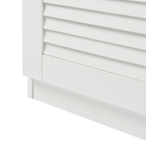 Dulap pantofi Loten 62x125x36cm alb [en.casa]