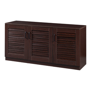 Dulap pantofi Loten 62x125x36cm wenge [en.casa]