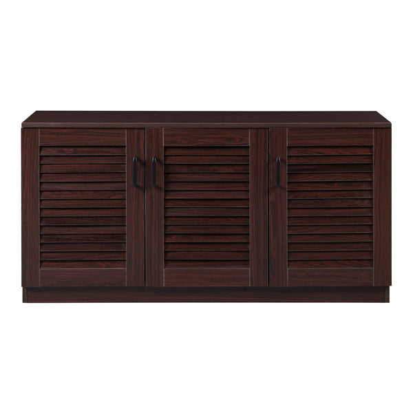Dulap pantofi Loten 62x125x36cm wenge [en.casa]
