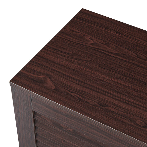 Dulap pantofi Loten 62x125x36cm wenge [en.casa]