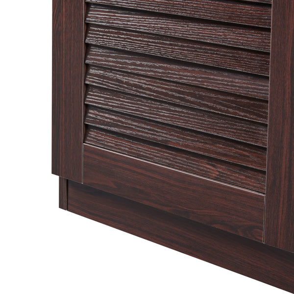 Dulap pantofi Loten 62x125x36cm wenge [en.casa]