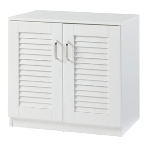 Dulap pantofi Loten 62x63x36cm alb [en.casa]