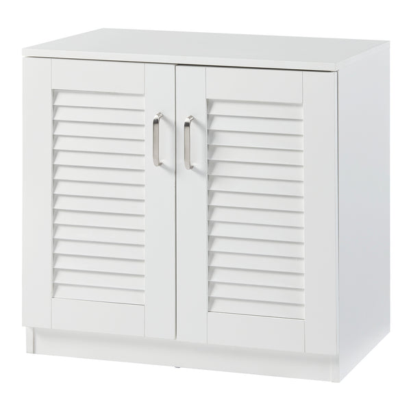 Dulap pantofi Loten 62x63x36cm alb [en.casa]