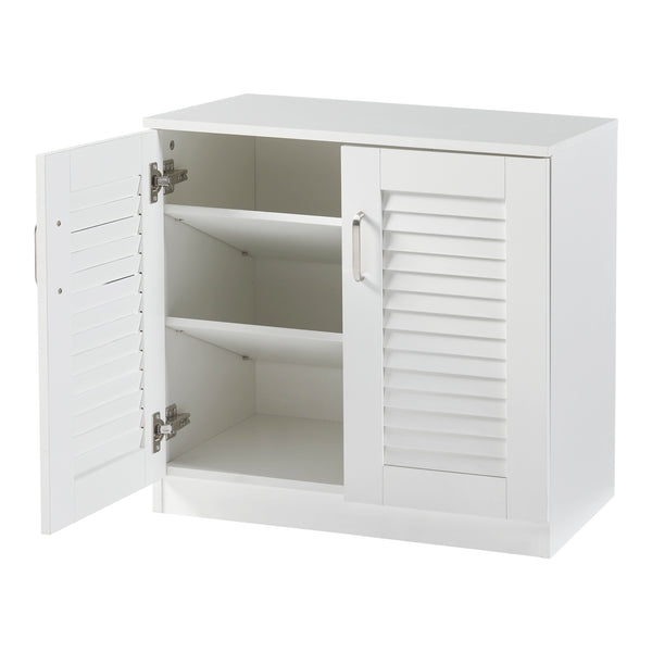 Dulap pantofi Loten 62x63x36cm alb [en.casa]