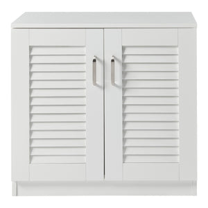 Dulap pantofi Loten 62x63x36cm alb [en.casa]