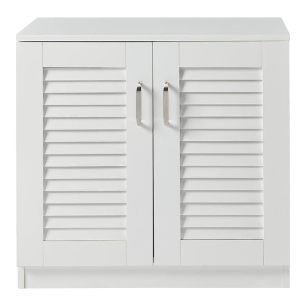 Dulap pantofi Loten 62x63x36cm alb [en.casa]