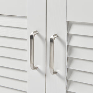 Dulap pantofi Loten 62x63x36cm alb [en.casa]