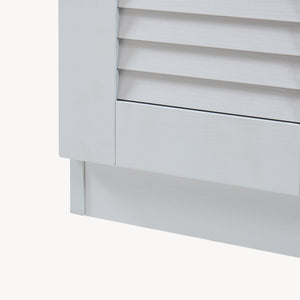 Dulap pantofi Loten 97x120x36cm gri [en.casa]