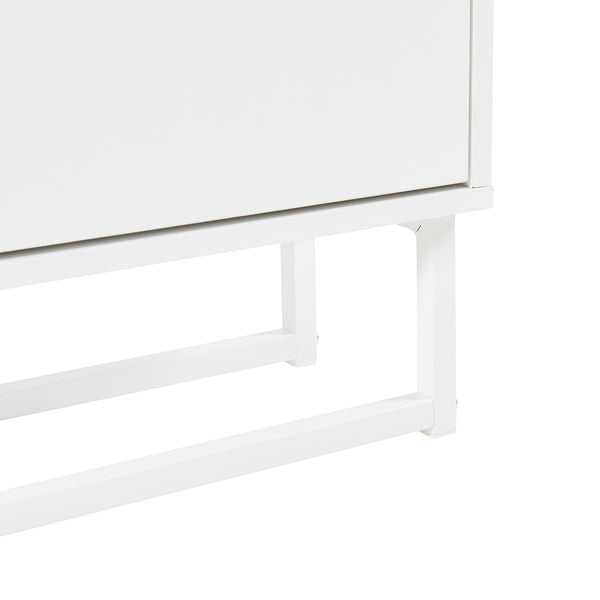 Dulap pantofi Ylitornio 91,5x100x19cm alb [en.casa]