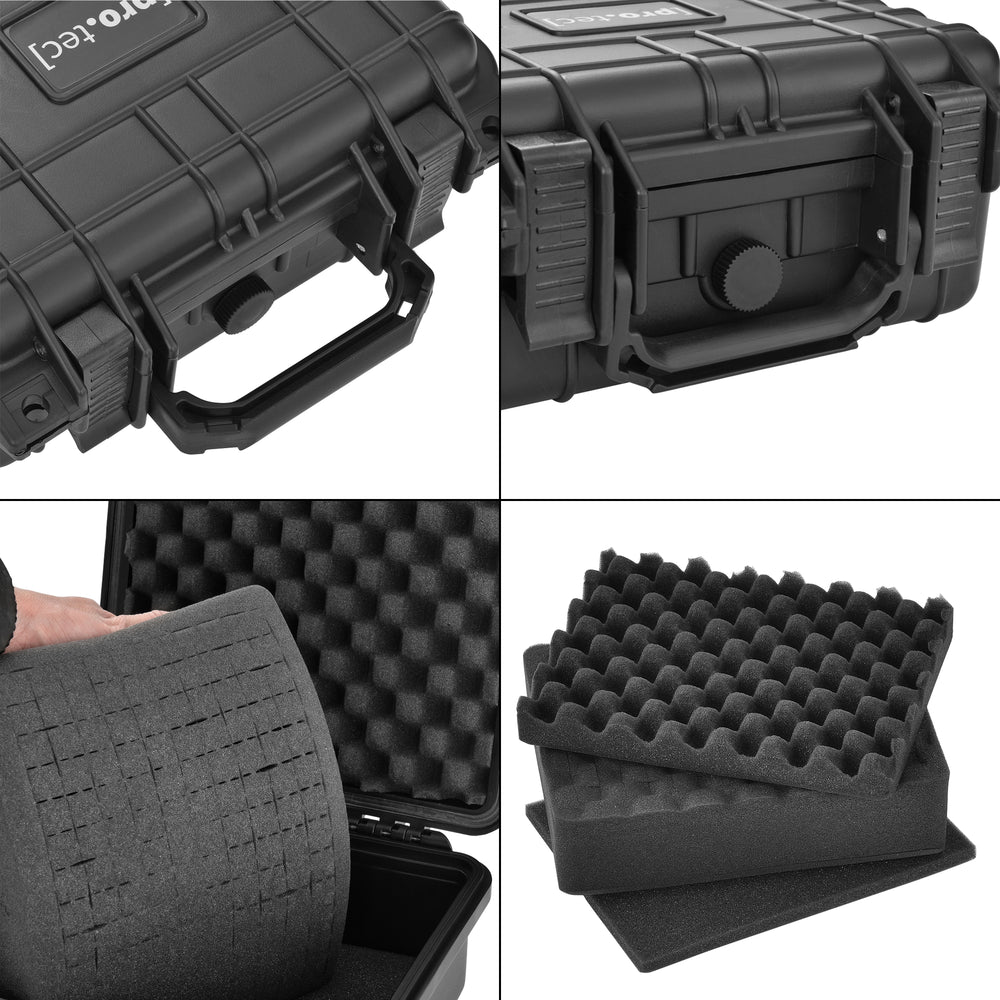 Valiza protectie AAWK-550x plastic negru masuri diferite [pro.tec] 