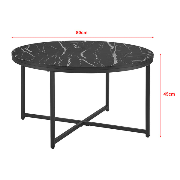 Masuta living Uppvidinge rotunda culori diferite [en.casa]