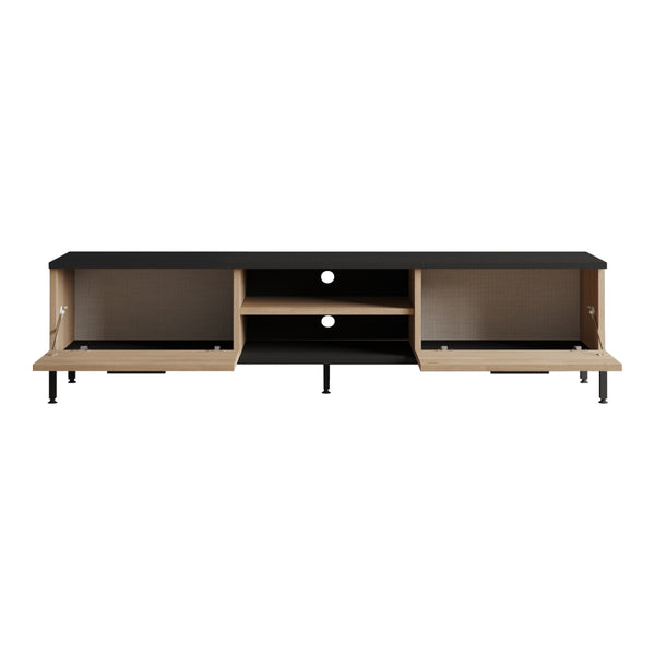 Comoda TV Lempaala 39x160x35cm cu 2 rafturi [en.casa]