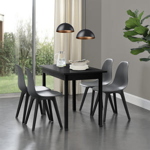 Set de 4 scaune de sufragerie Brevik 83x54x48 cm în diferite culori en.casa