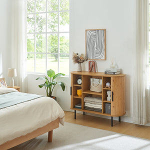 Comoda cu 2 usi glisante Tvedestrand 100x40x80cm [en.casa]