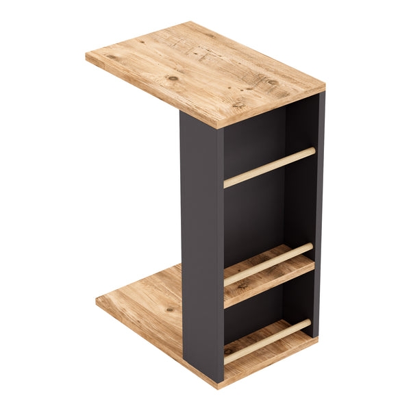 Raft cu 4 roti Siikainen 44x29x65cm [en.casa]