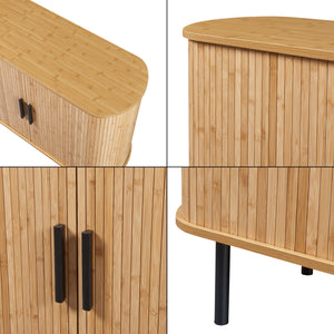 Comoda cu 2 usi glisante Tvedestrand 100x40x80cm [en.casa]