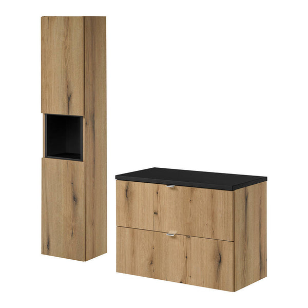 Set dulap baie sub chiuveta 56-OAK xX Newport [en.casa]