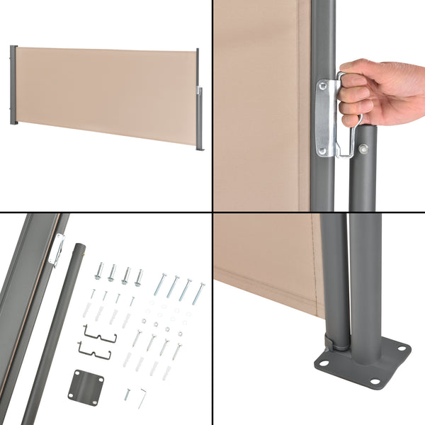 Paravan solar retractabil Werth masuri si culori diferite [pro.tec]