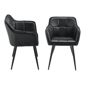Set scaune tapitate Birmingham 81x57x53 cm 180 kg [en.casa]