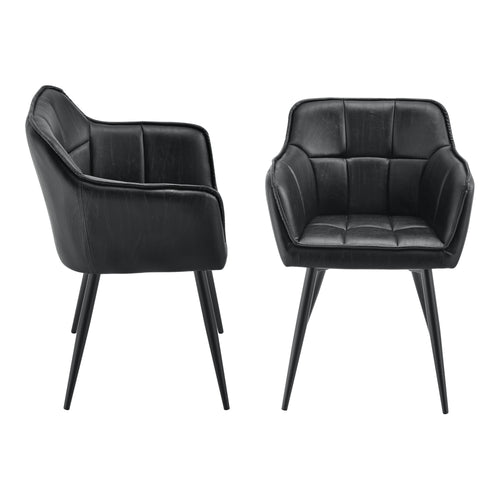 Set scaune tapitate Birmingham 81x57x53 cm 180 kg [en.casa]